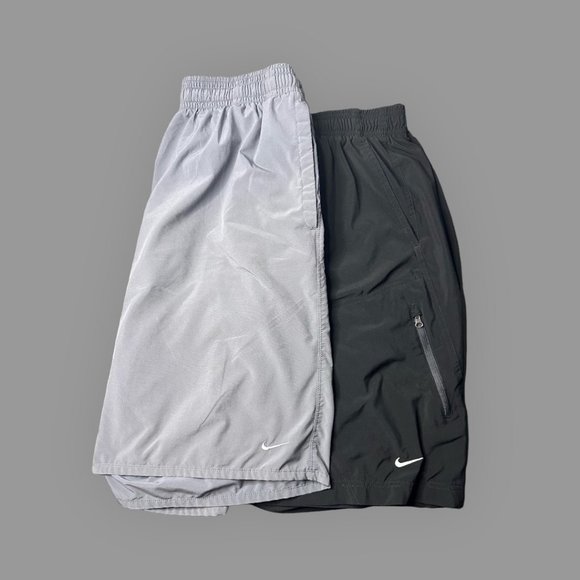 Nike Other - Nike Mens XL Running shorts 2 pair, grey, black